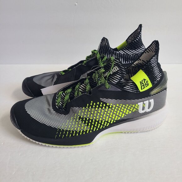 NEW Wilson Kaos Rapide SFT Tennis Pickleball Shoes Size 11.5 Black - Picture 1 of 8